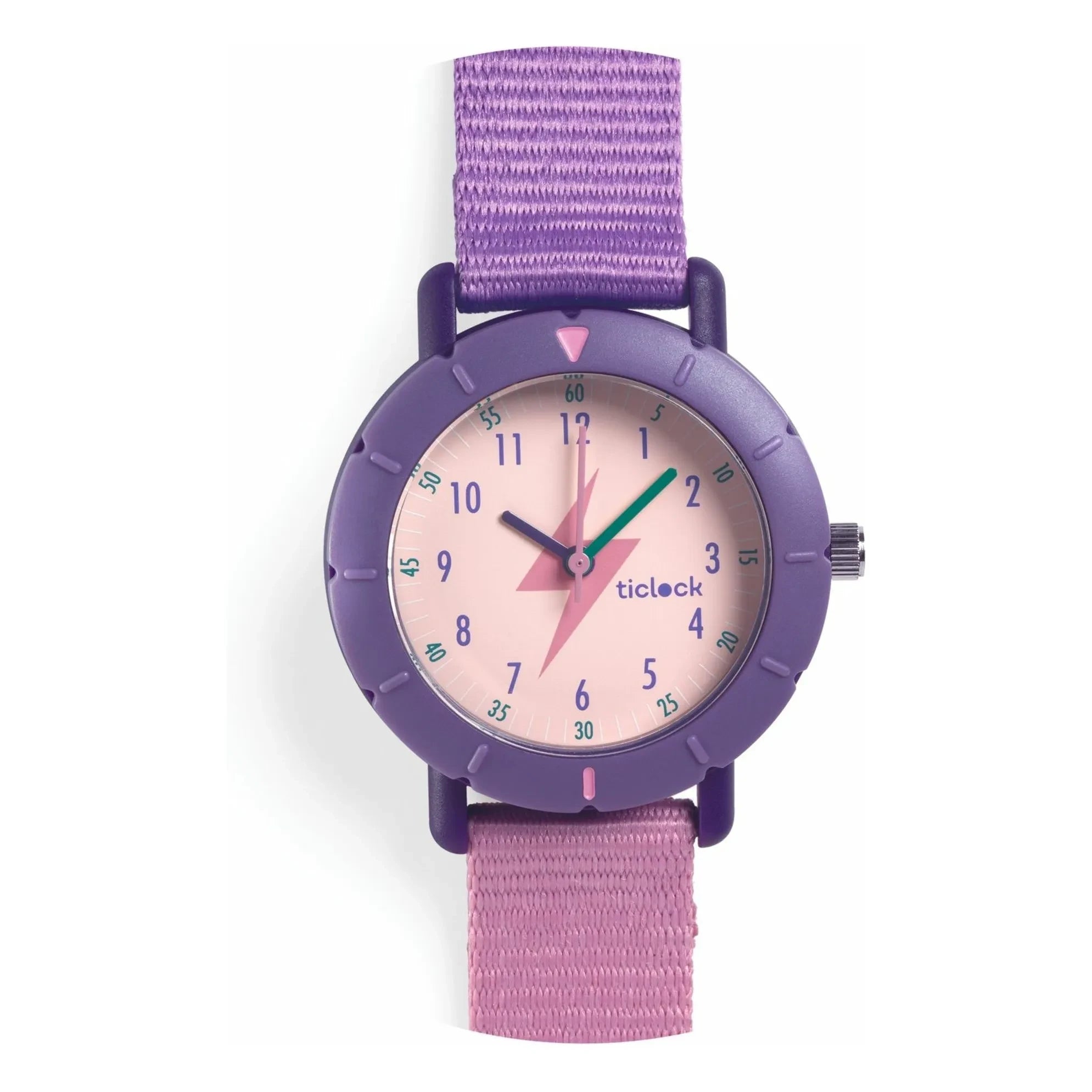 Djeco - TICLOCK - Reloj Flash | Morado
