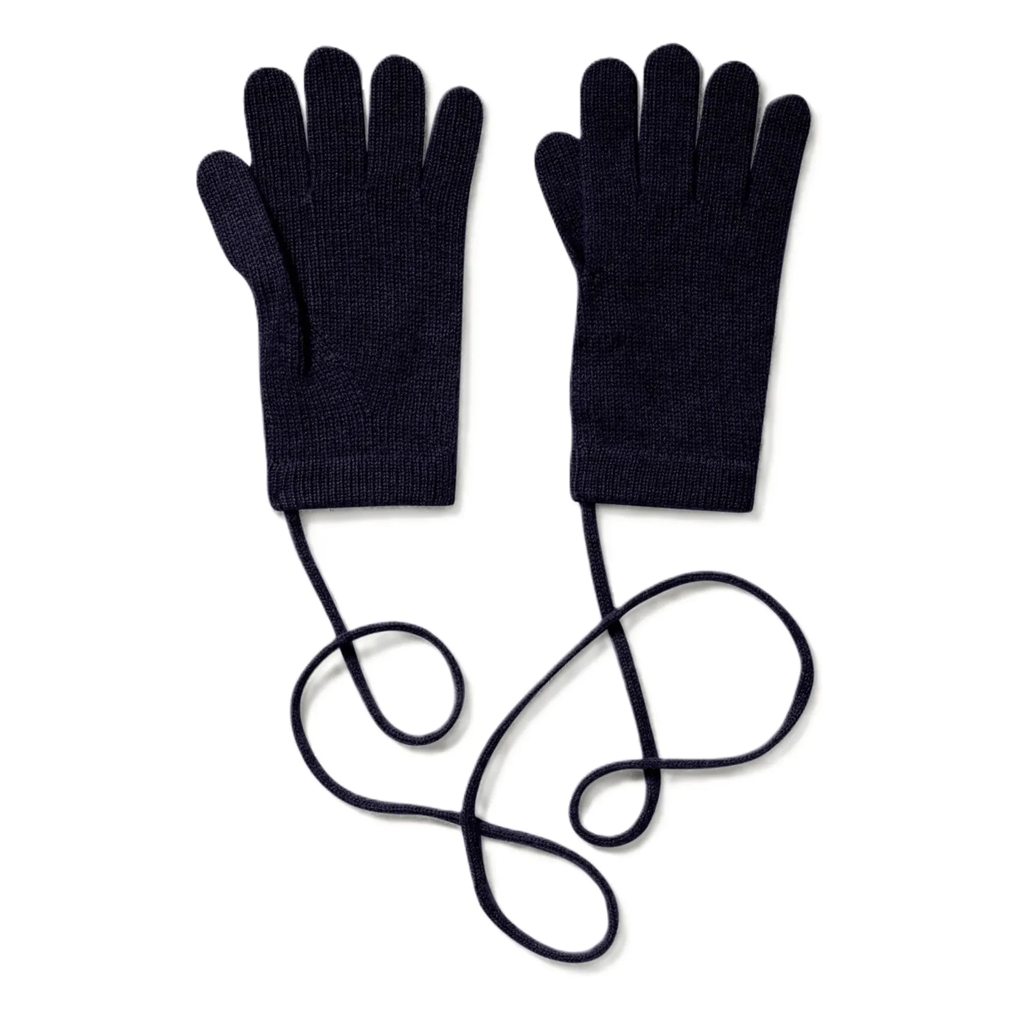 Bompard - Guantes de cachemira | Azul marino