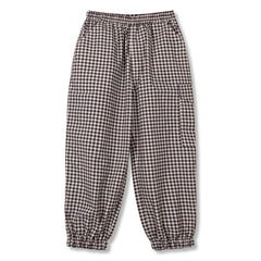Wynken - Gingham pantolon | Siyah