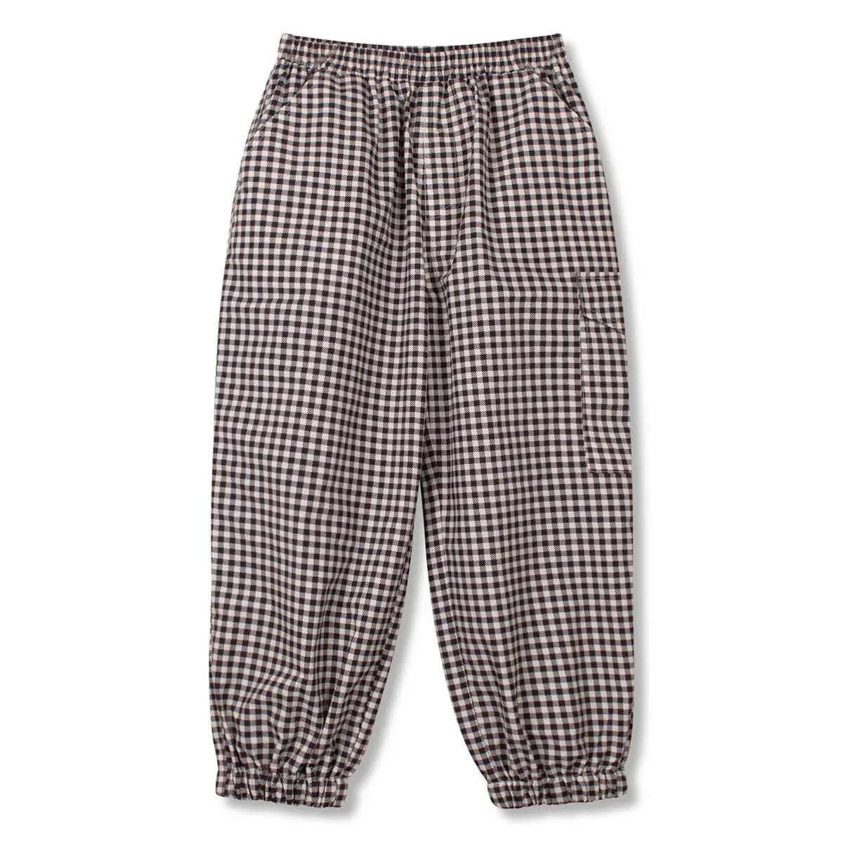 Wynken - Pantalones Gingham | Negro