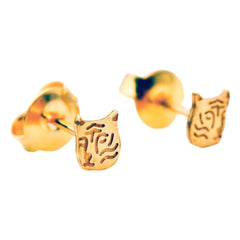 Adorabili - Pendientes Tigre | Oro