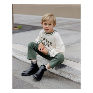 Rylee + Cru - Sudadera Raglán New York Mini | Crudo