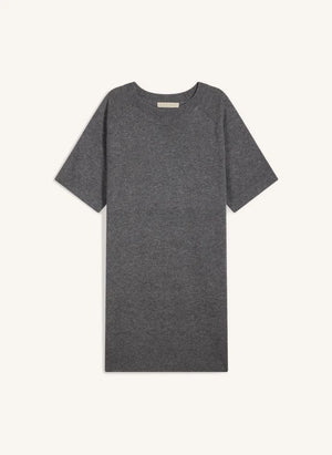 Vanessa Bruno - Vestido Hermione de lana merino | gris jaspeado