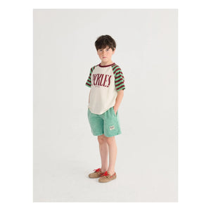Bobo Choses - Shorts de algodón orgánico lavado | Verde