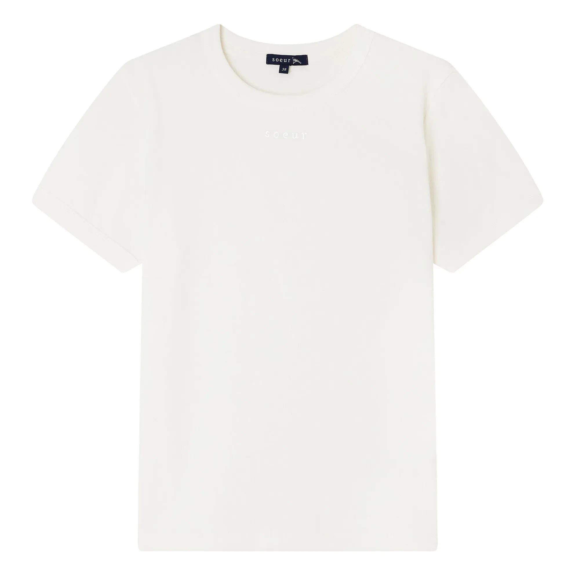 Soeur - Camiseta de algodón orgánico Aristide | Blanco