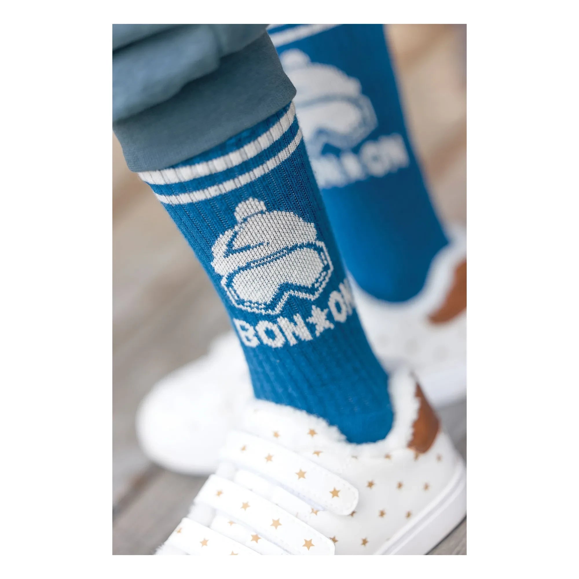 Bonton - Calcetines de Invierno 2 Pares | Azul