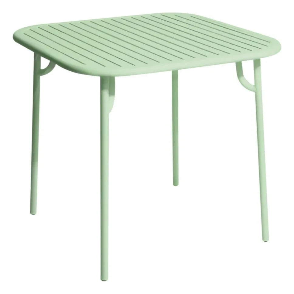 Pescaíto frito - Mesa cuadrada de fin de semana | Verde pálido
