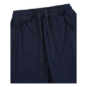 Kappy - Pantalones a rayas de denim desgastado | Índigo