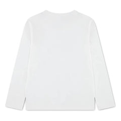 Lacoste - Camiseta de algodón orgánico con raquetas de tenis | Blanco roto