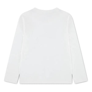 Lacoste - Camiseta de algodón orgánico con raquetas de tenis | Blanco roto