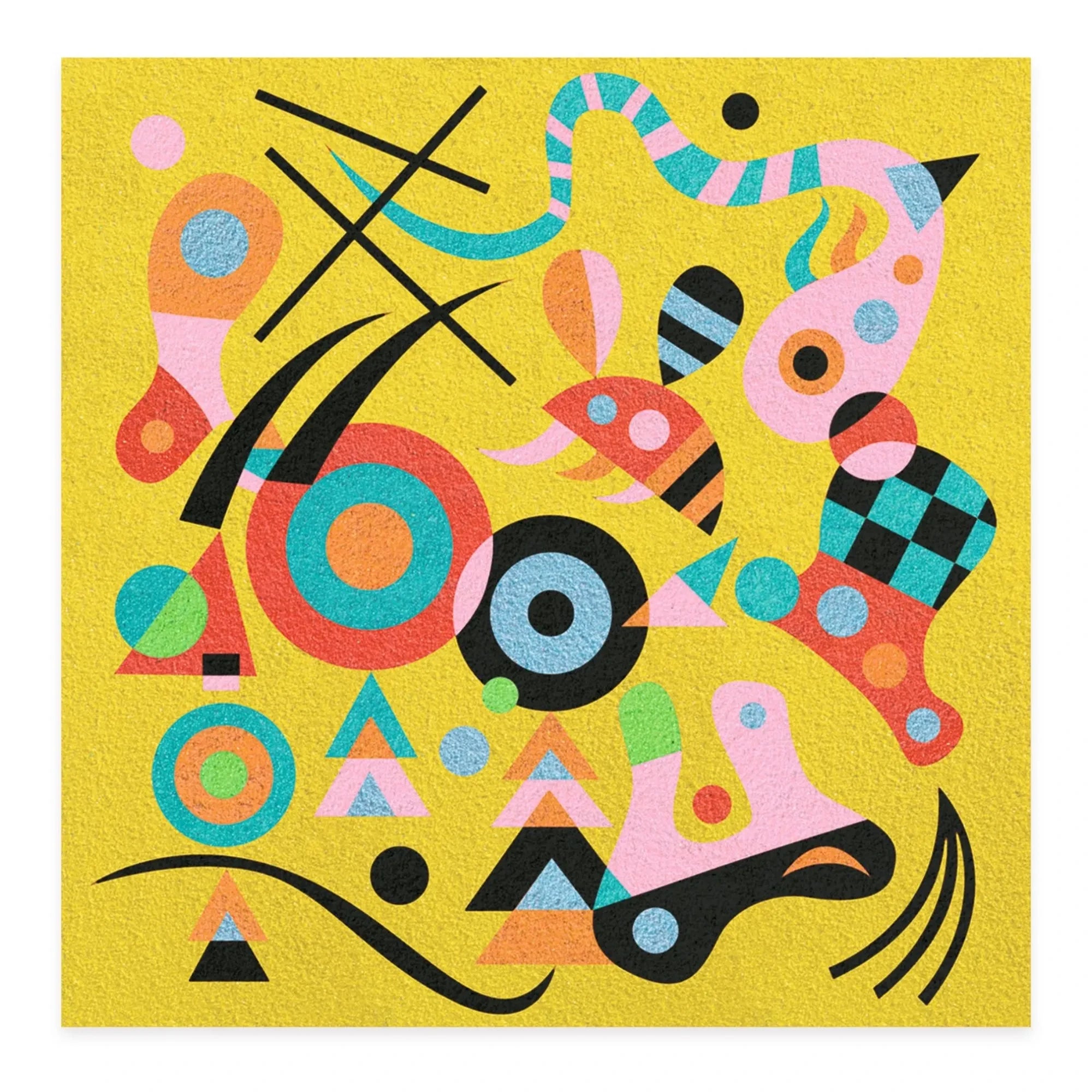 Djeco - Kit de Arena de Colores Abstractos