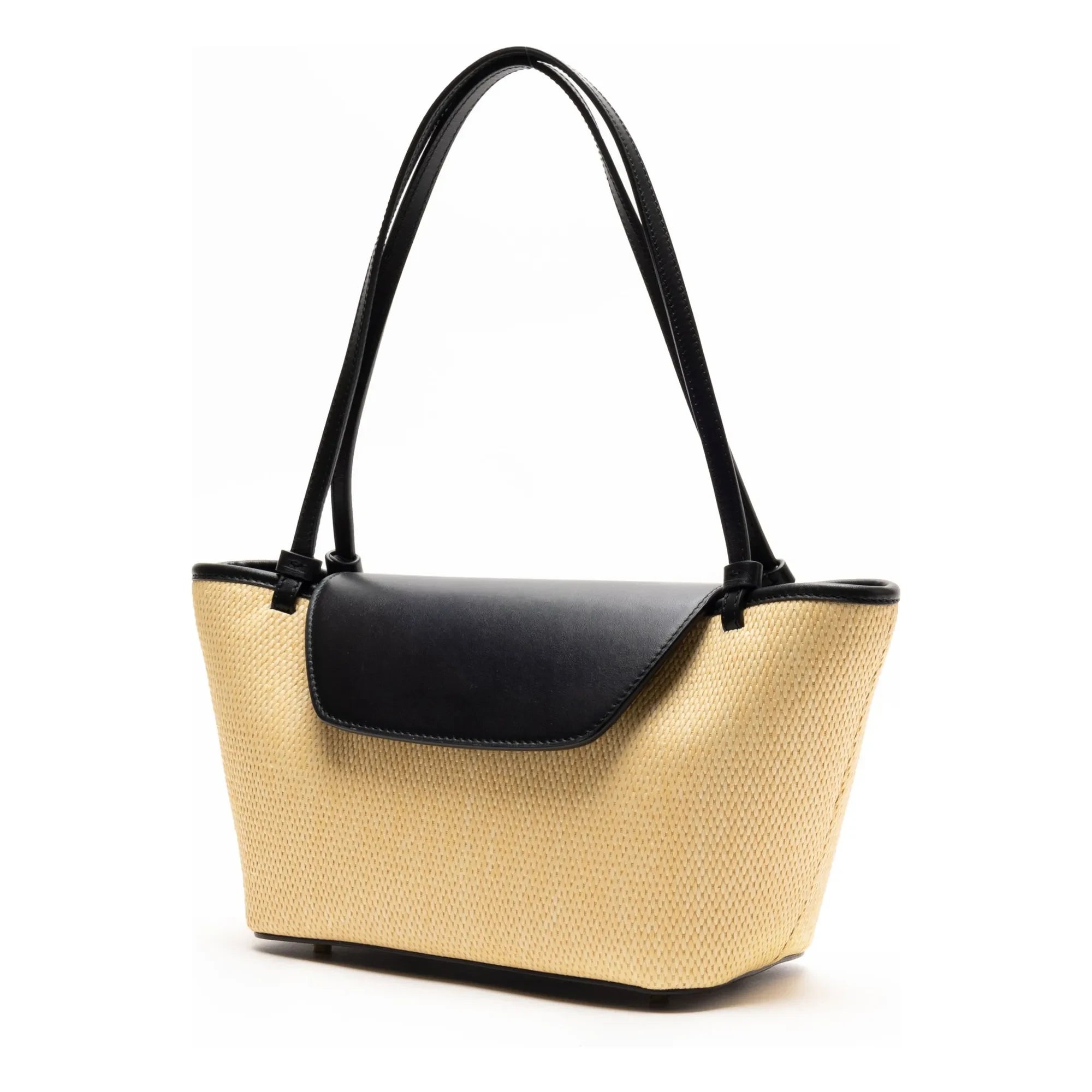 Elleme - Bolso bandolera de rafia y cuero | Natural