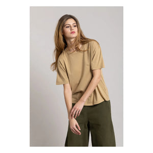 Smallable Woman - Camiseta de algodón orgánico Hana | Camel