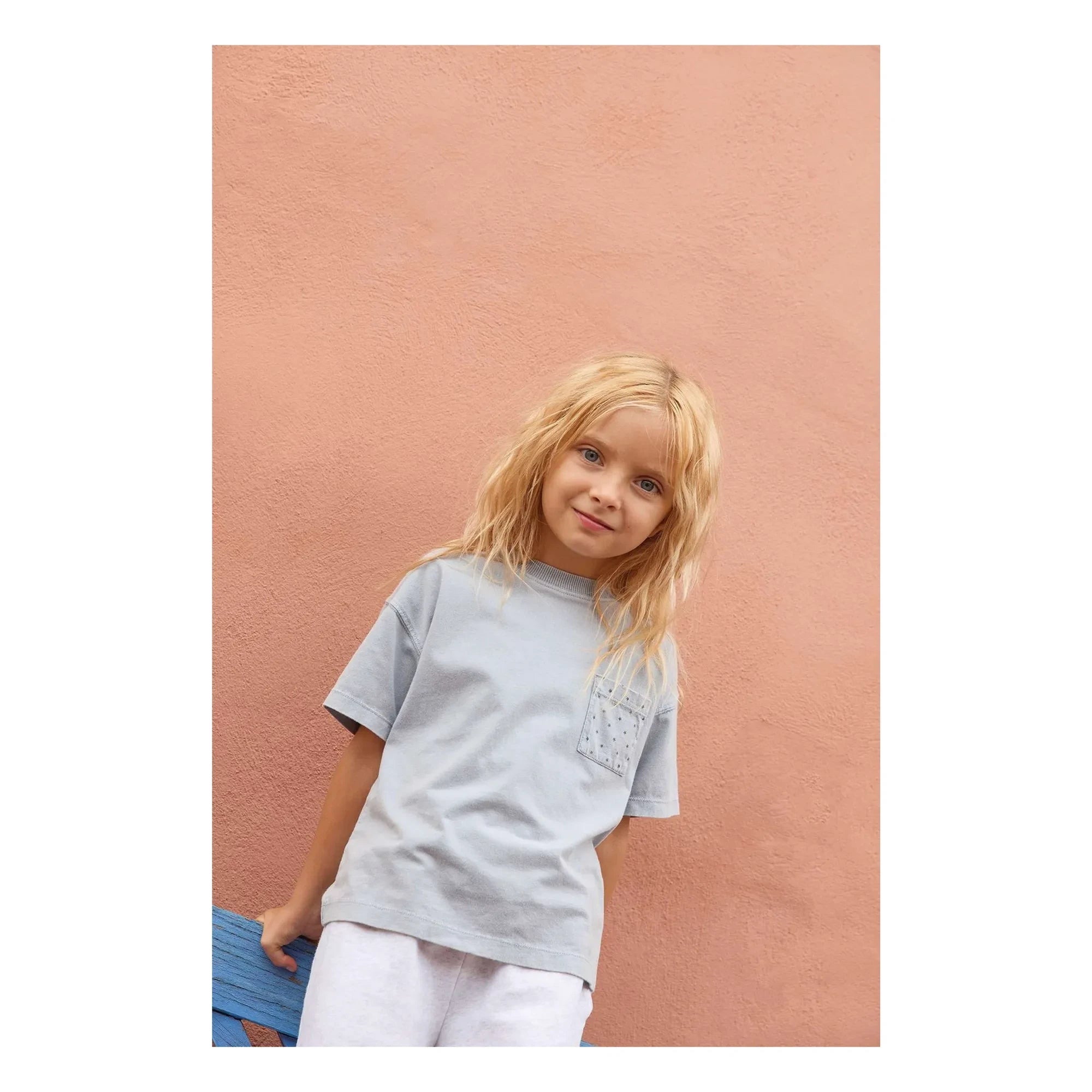 Bonton - Camiseta con bolsillo Nixon Star | Gris azulado