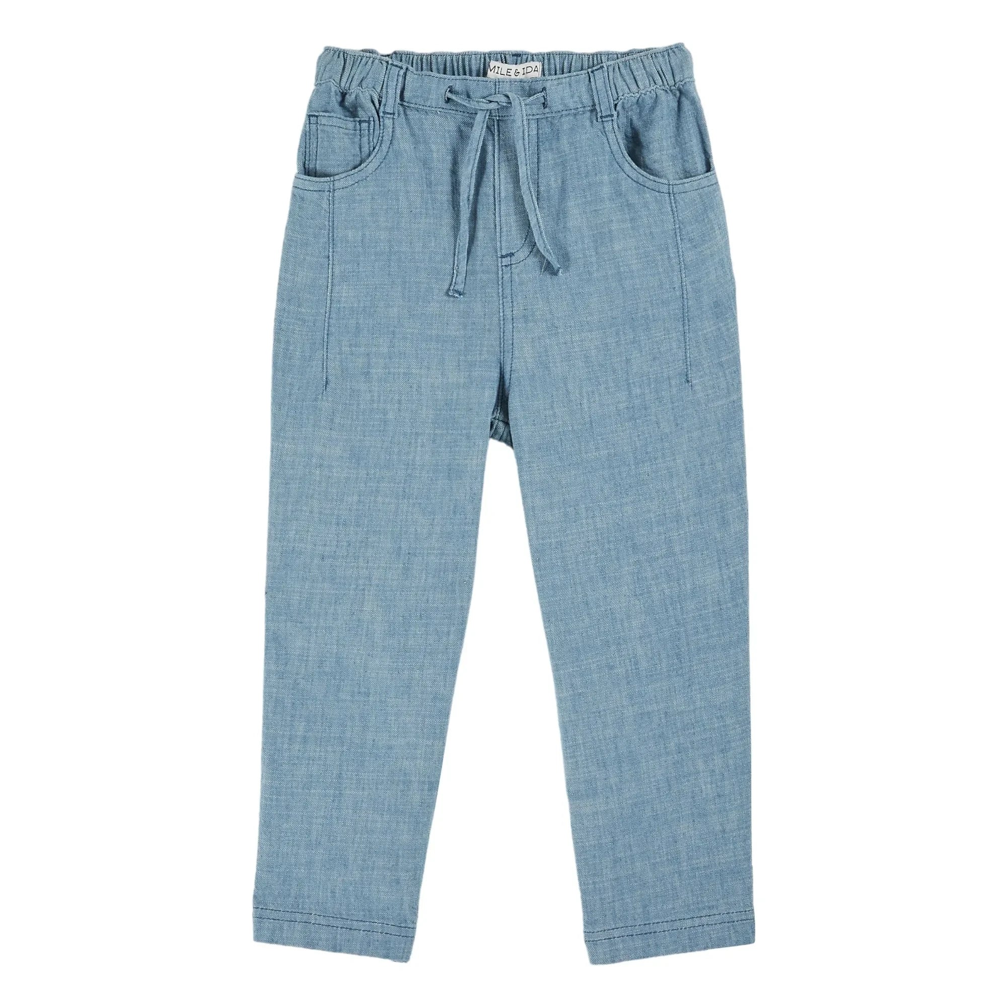 Emile et Ida - Pantalones de chambray azules
