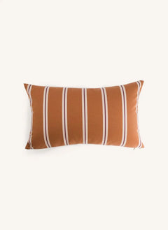 The Socialite Family - Almohada Carino en Tela Rayada | Camel