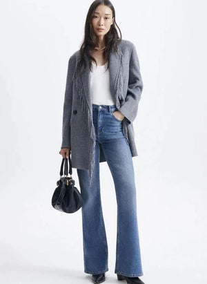 Vanessa Bruno - Blazer de lana Helenka | Gris jaspeado