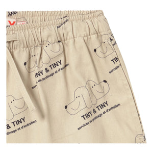 Tinycottons - Pantalones cortos Tiny & Tiny Twill | Beige