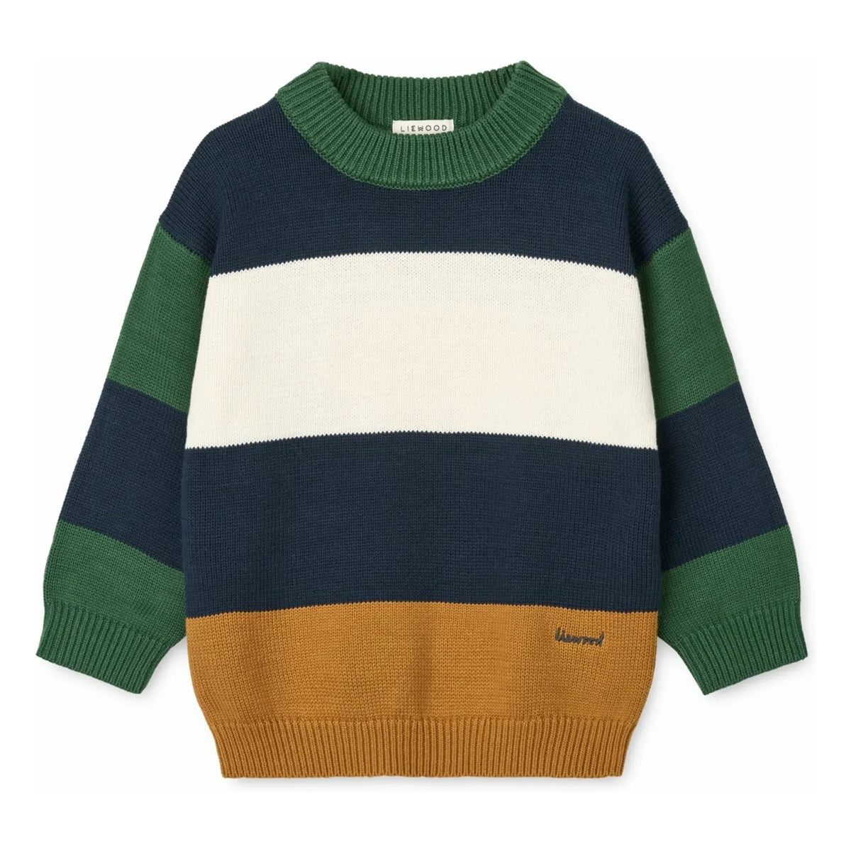 Liewood - Jersey de rayas Orlane | Azul Marino