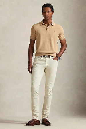Suelto de Algodón de Manga Corta para Hombre Polo Ralph Lauren