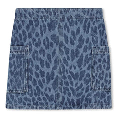 Zadig & Voltaire - Leopar Kot Etek | Denim