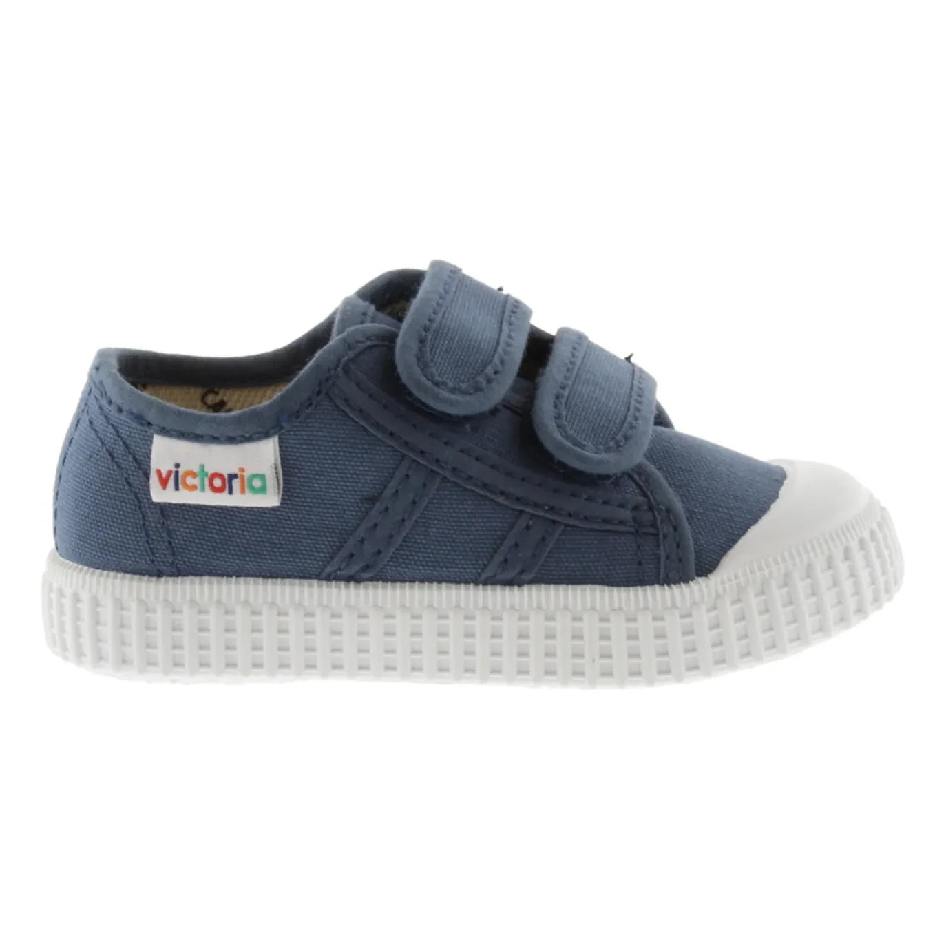 Victoria - Zapatillas deportivas de lona con velcro | Azul