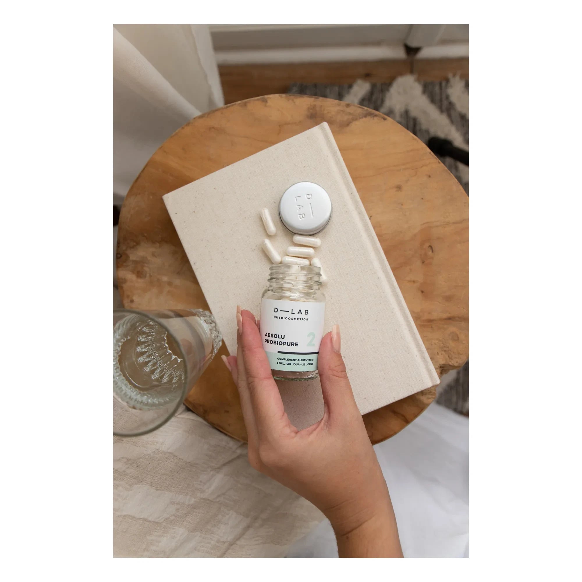D-LAB NUTRICOSMETICS - Absolu Probiopure equilibrio flora intestinal Suplemento alimenticio - 1 mes