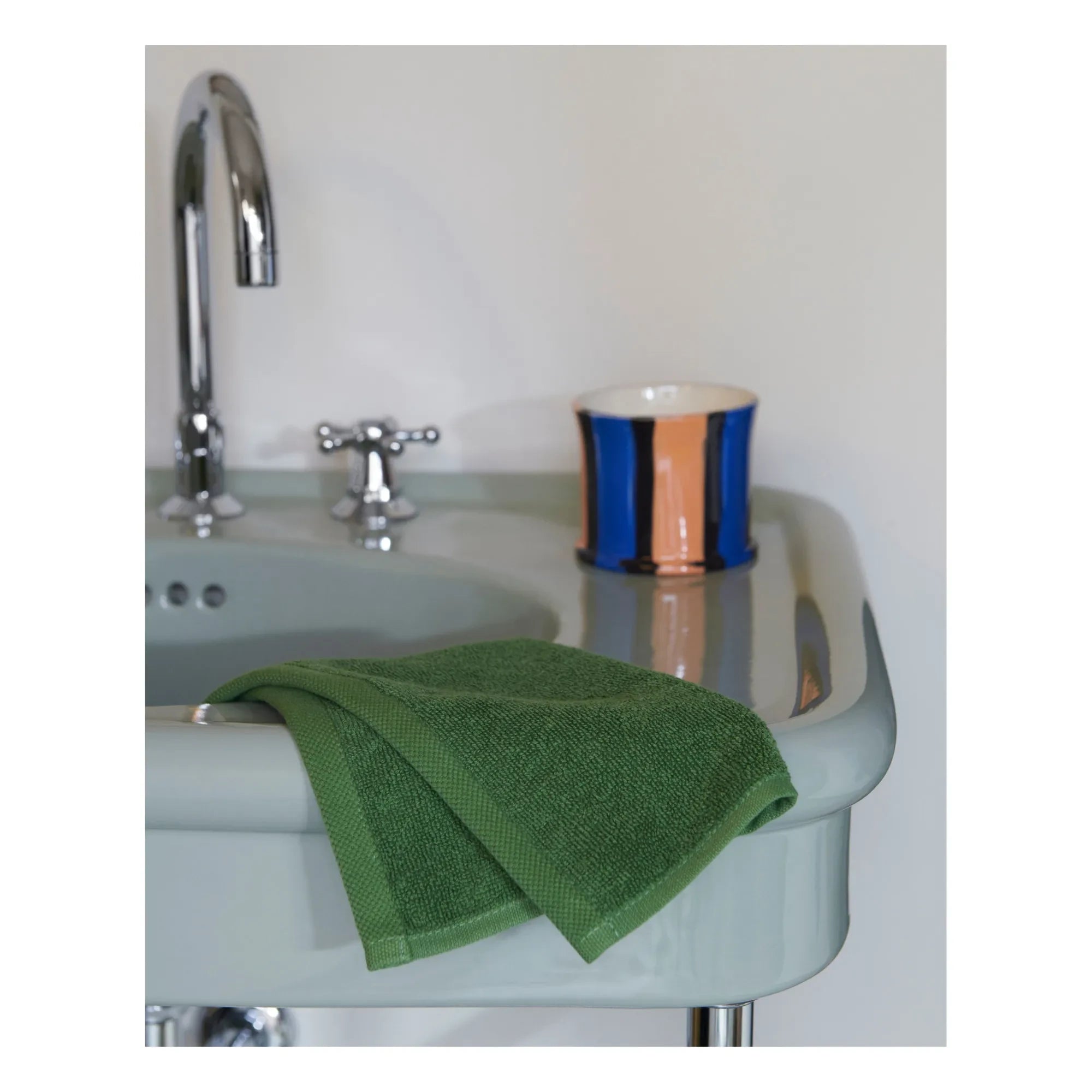 Hay - Guante de baño Mono | Verde Matcha