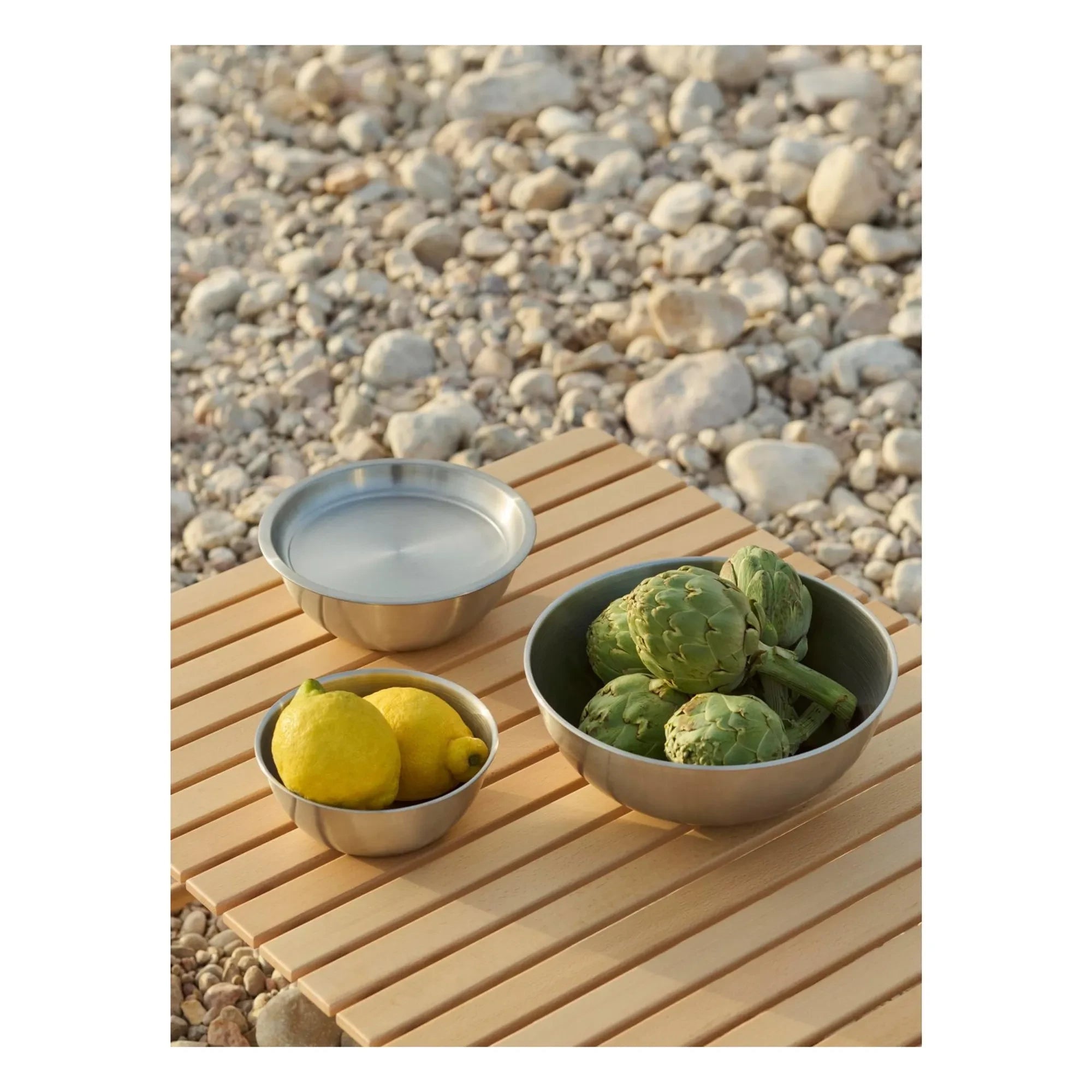 Hay - Cuenco de acero Outdoor Market, Jasper Morrison | Acero