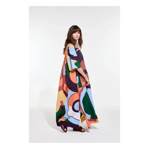 Mapoésie - Vestido de algodón Palao Poesie | Coral