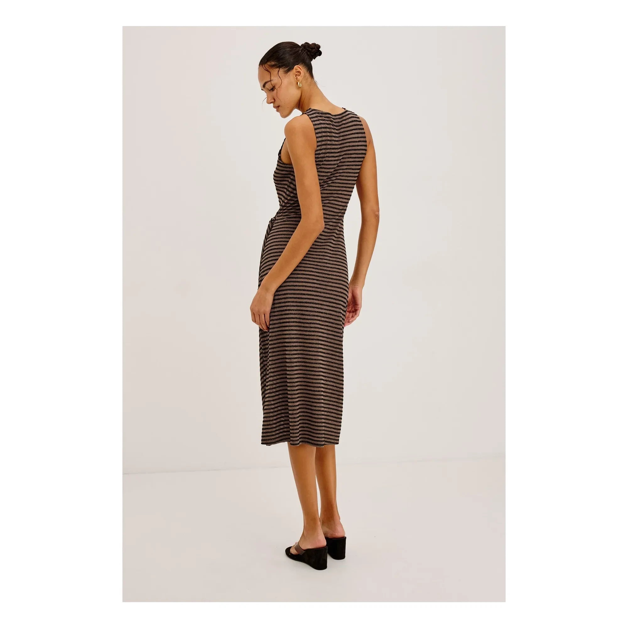 Rails - Vestido a rayas Ricky | Chocolate