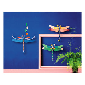 Studio Roof - Decoración de pared Dragonfly | Azul