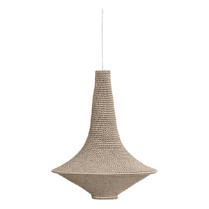 Hamimi - Lámpara colgante de ganchillo Wahad | Beige oscuro