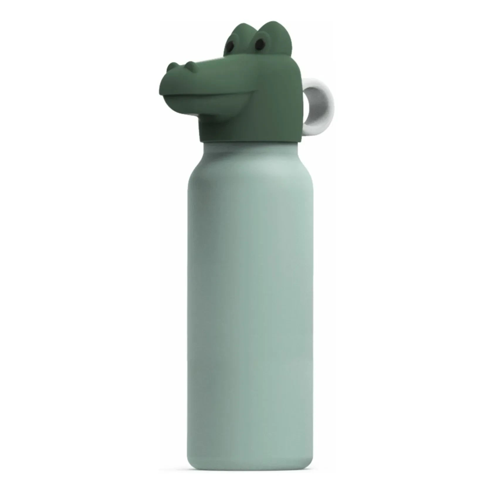 Liewood - Botella de agua Falk Cocodrilo - 350 ml | Menta/Verde hoja