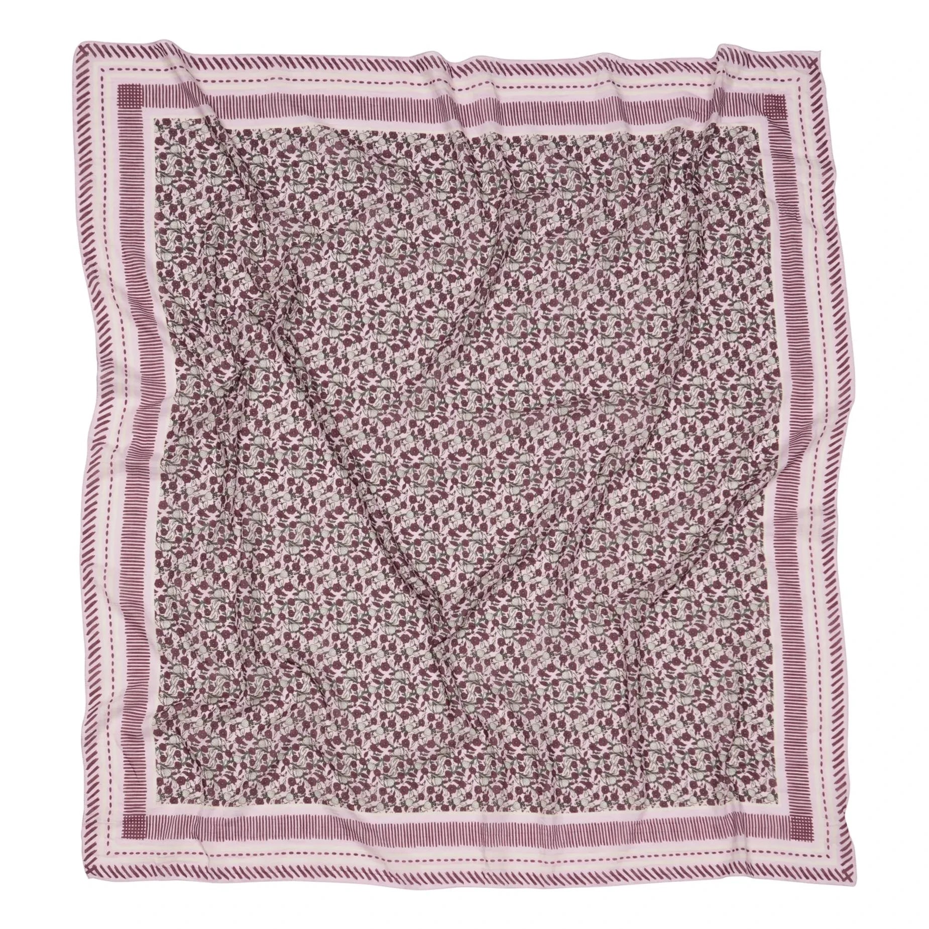 Becksöndergaard - Pañuelo de algodón y seda Strawpetta Sico | Rosa
