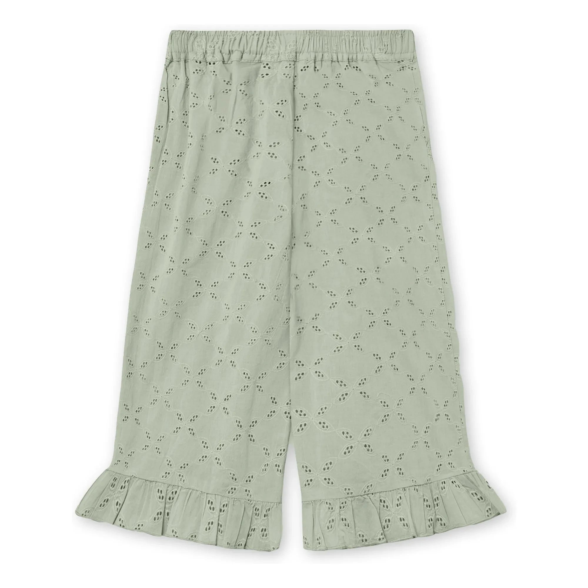 Fliink - Pantalones Bordados Harper | Gris claro