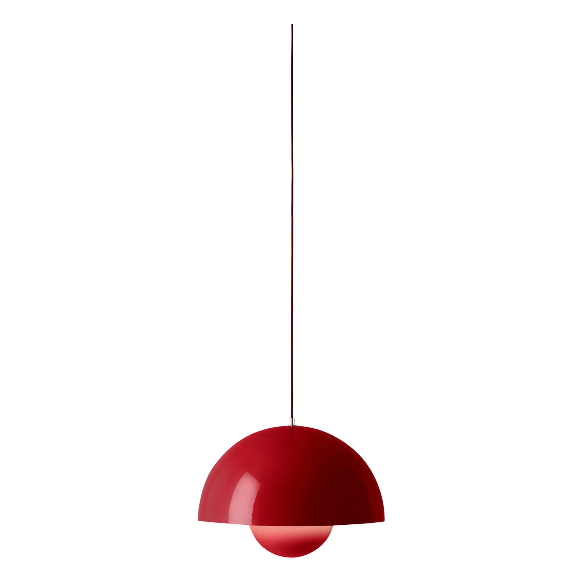 & Tradición - Lámpara colgante VP2 Flowerpot, Verner Panton, 1968 | Bermellón