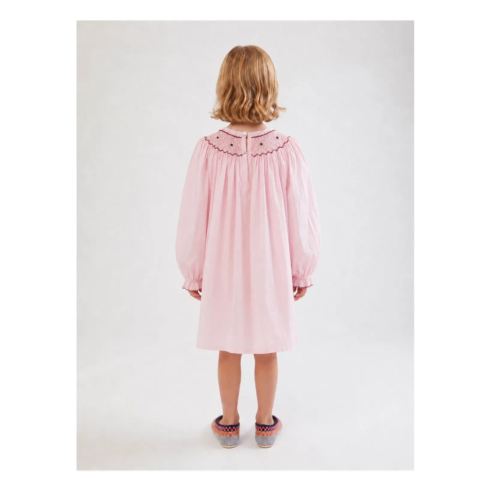 Folkloore - Camisón Fruncido - Colección Infantil | Rosa