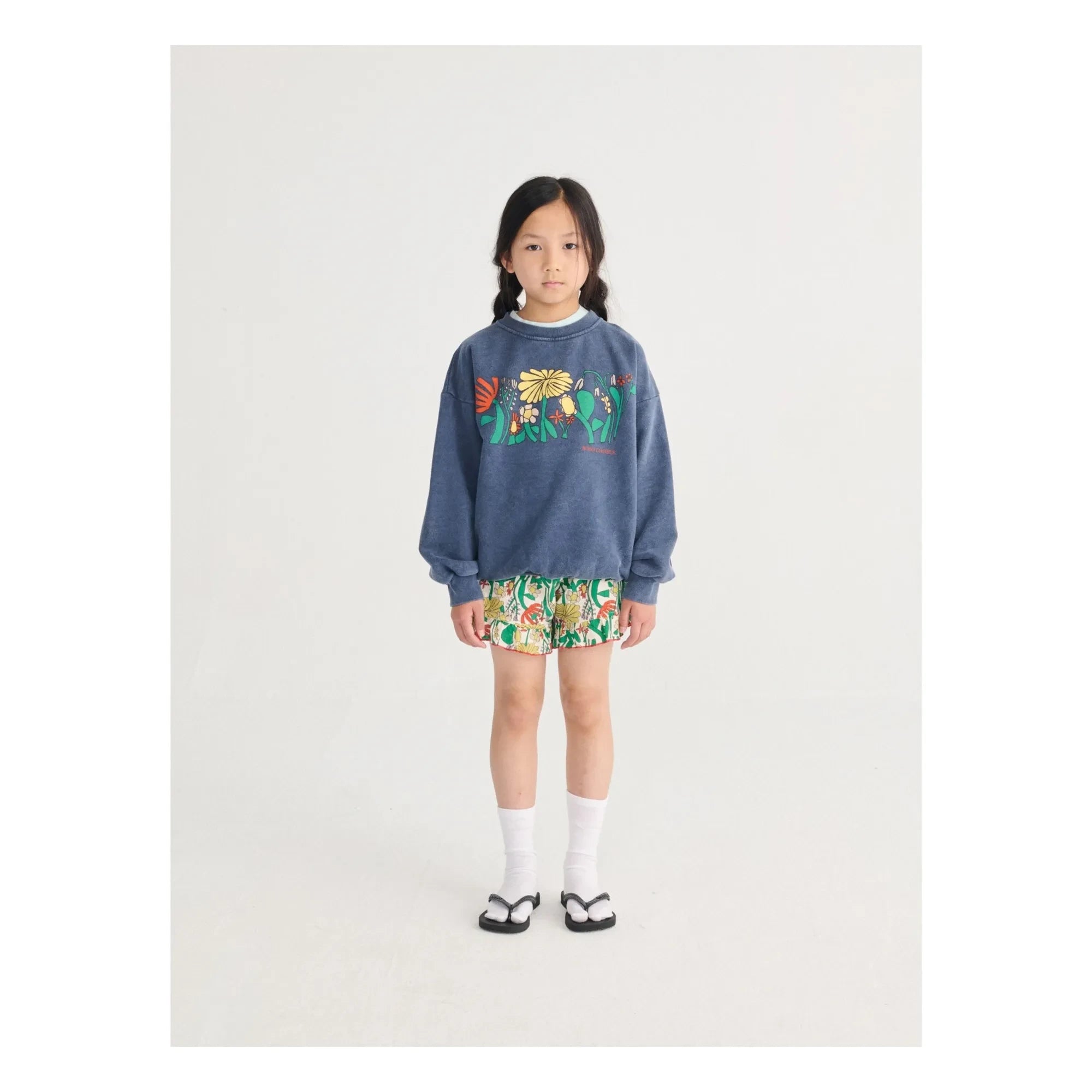 Bobo Choses - Sudadera de algodón orgánico Herbalist | Azul marino
