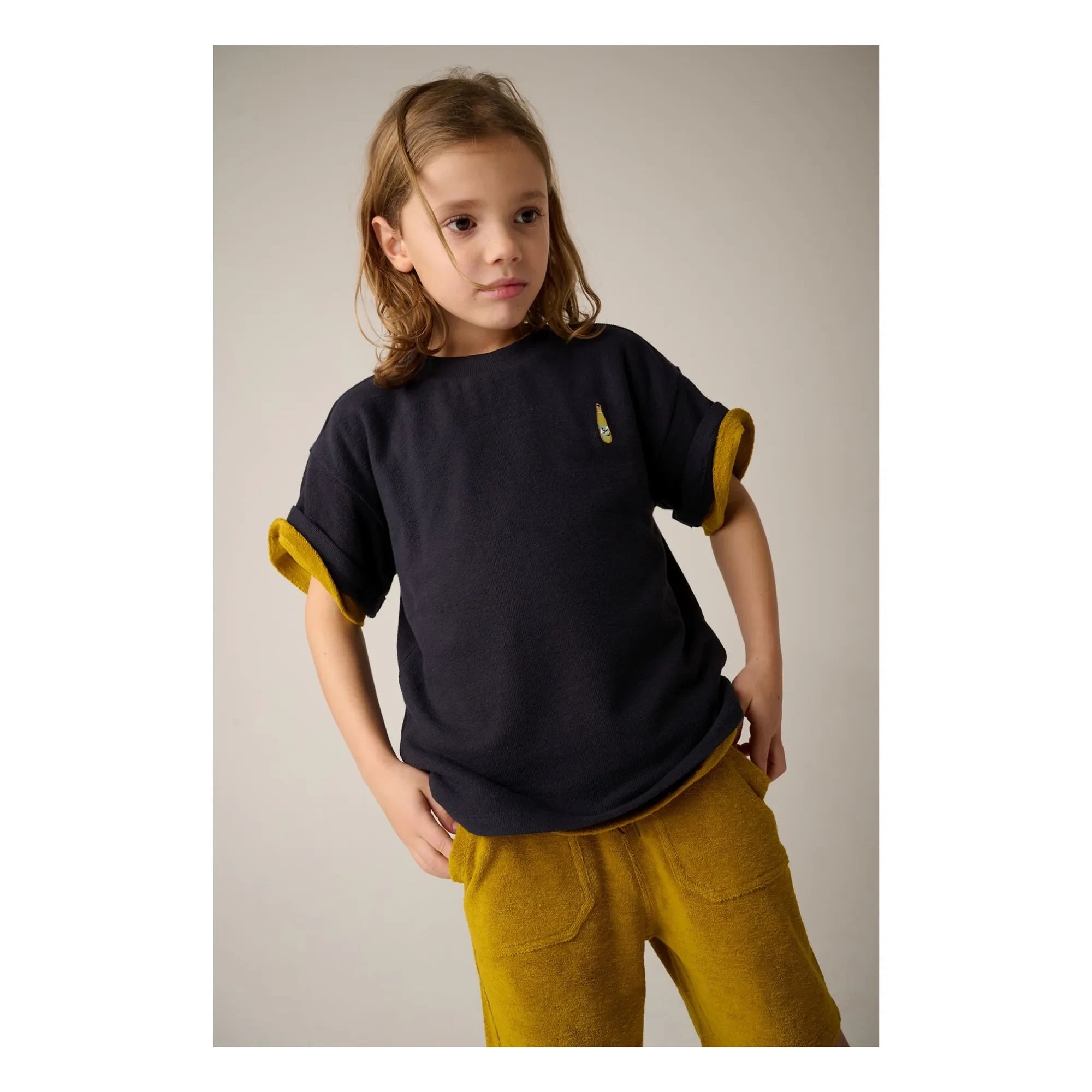 Tumble N'Dry - Camiseta de algodón orgánico Atlantico | Azul oscuro