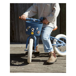 Banwood - Pin & Ride özelleştirilebilir bisiklet sepeti/arabası | Mavi