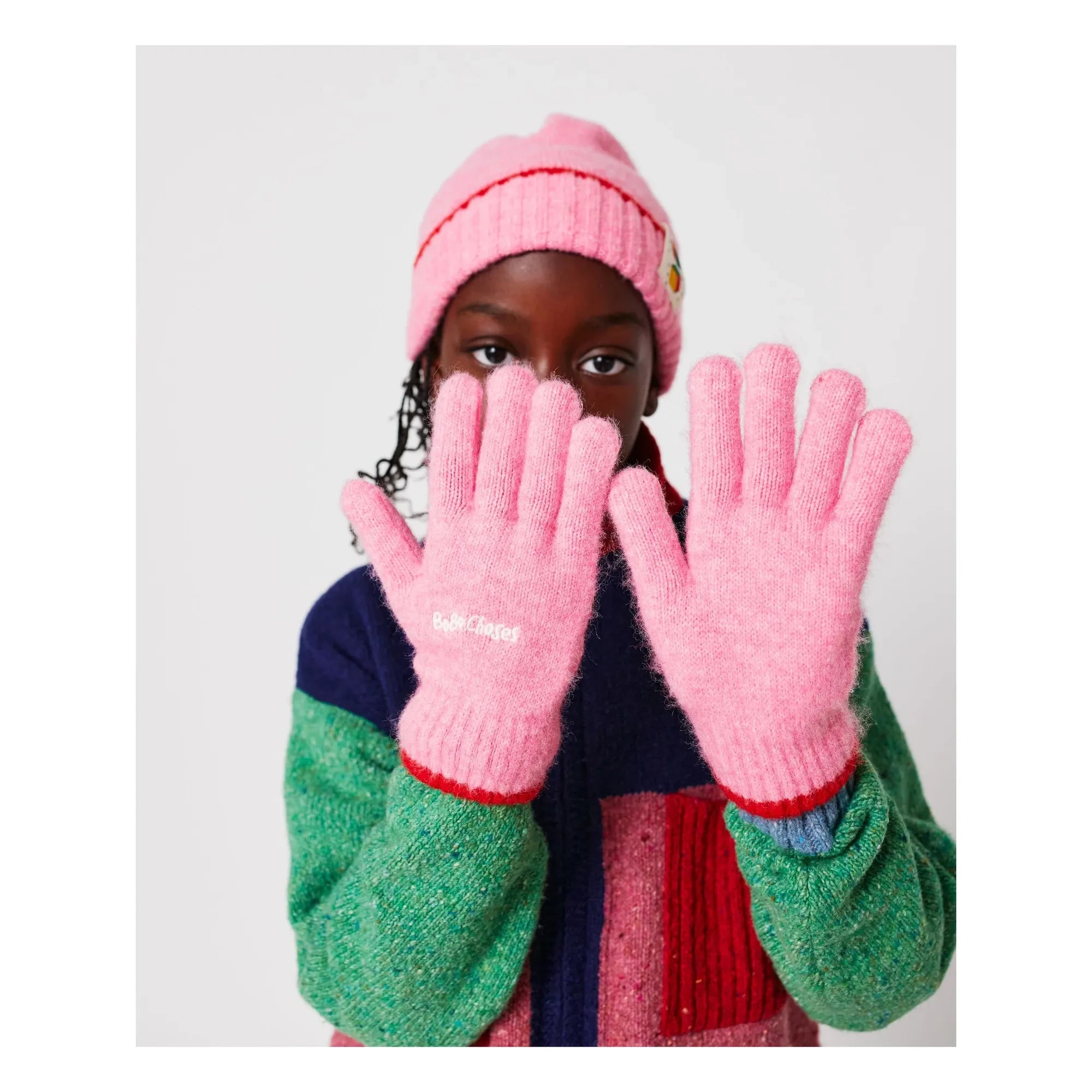 Gorro Bobo Choses - Roll The Dice Fibras recicladas | Rosa