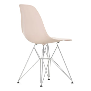 Vitra - DSR Silla de plástico - estructura cromada - Charles & Ray Eames | Rosa suave