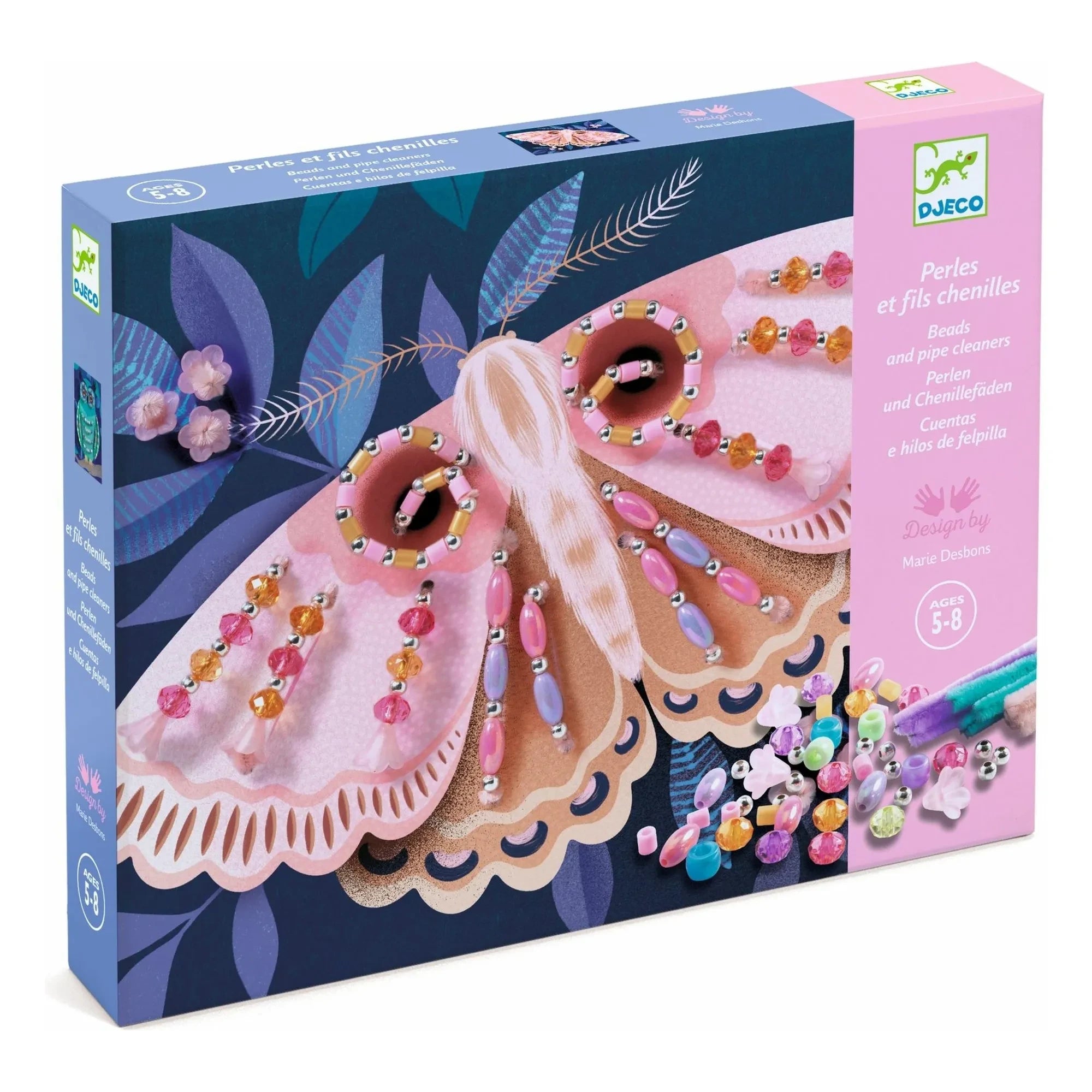 Djeco - Set de abalorios Ilumina la noche