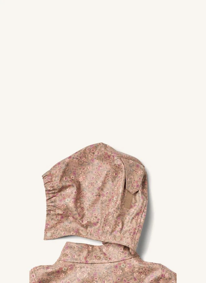 Wheat - Chubasquero con estampado floral fabricado con fibras recicladas Ollo | Rosa