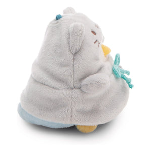 Nici - Peluche Pingüino Andarín con disfraz de gato | Gris