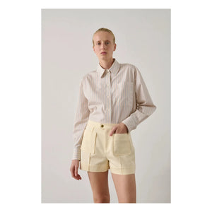 Soeur - Pantalón corto Hover de algodón | Crema