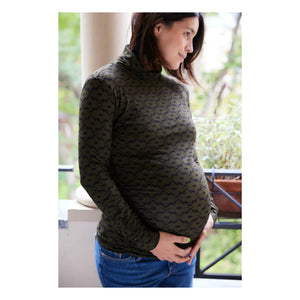 Colección Paloma - Top de Premamá Mathilda Seventies | Caqui