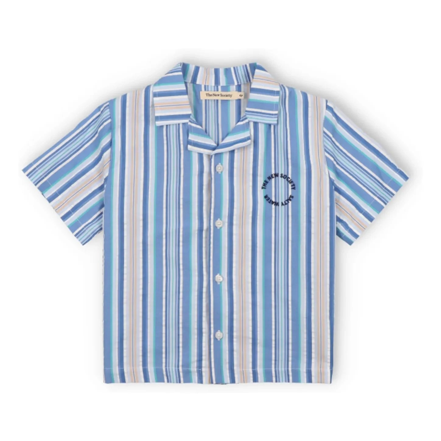 the new society - Camisa de rayas Tebas | Azul claro