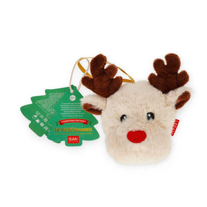 Legami - Adorno de Árbol de Navidad de Juguete de Peluche de Reno - Oh-Oh-Ohrnaments